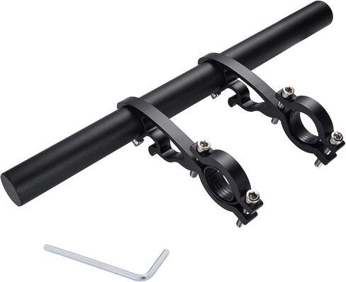 Yizhet Bike Handlebar Extender, Bicycle Handlebar Extension Lightweight Durable Double Bike Handlebar Bracket for Holding Bicycle Speedometer, GPS, Phone Mount Holder in Kuwait