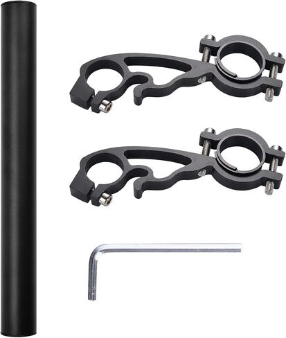 Yizhet Bike Handlebar Extender, Bicycle Handlebar Extension Lightweight Durable Double Bike Handlebar Bracket for Holding Bicycle Speedometer, GPS, Phone Mount Holder in Kuwait