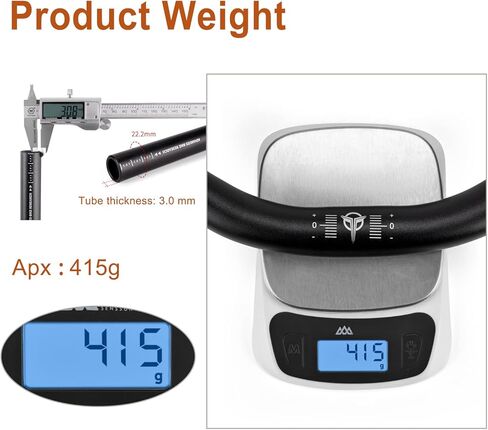 مقود الدراجة 31.8 - 25 مم، 55 مم، 70 مم، 90 مم مقود الدراجة - مقود دراجة جبلية من سبائك الألومنيوم 780 مم in Kuwait