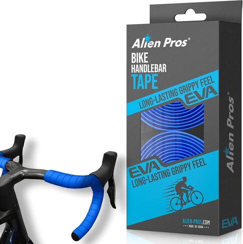 شريط مقود الدراجة ALIEN PROS EVA (مجموعة من 2) أسود أحمر أبيض أزرق وردي أخضر - عزز قبضة دراجتك مع شريط شريط مقبض الدراجة هذا - لف دراجتك لركوب مريح رائع in Kuwait