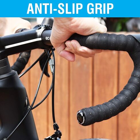MARQUE Suede Bike Handlebar Tape - Road Cycling Bicycle Handle Bar Wrap for Drop Bars with End Plugs - 2PCS per Set in Saudi Arabia
