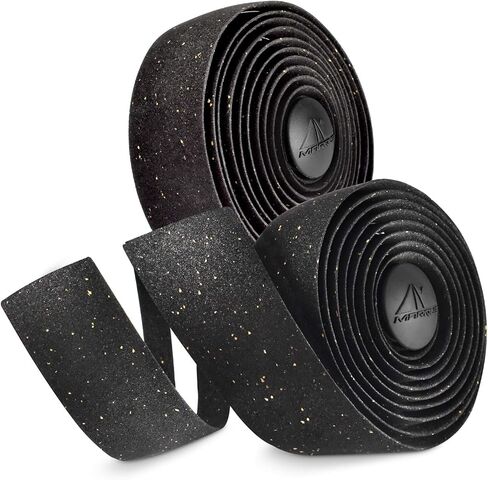 MARQUE Suede Bike Handlebar Tape - Road Cycling Bicycle Handle Bar Wrap for Drop Bars with End Plugs - 2PCS per Set in Saudi Arabia