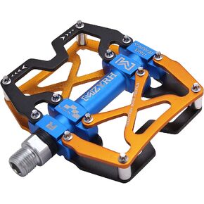 MZYRH Mountain Bike Pedals, Ultra Strong Colorful CNC Machined 9/16" Cycling Sealed 3 Bearing Pedals in Kuwait