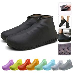 Nirohee Silicone Shoes Covers, Shoe Covers, Rain Boots Reusable Easy to Carry for Women, Men, Kids.