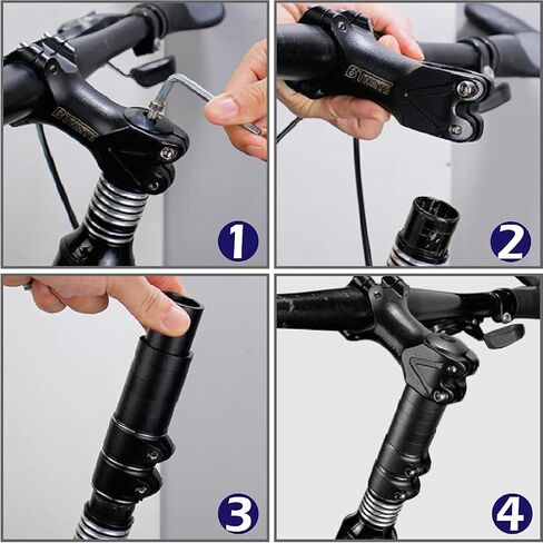 TRIWONDER Bike Stem Riser Handlebar Extender Bicycle Fork Stem for MTB BMX Mountain Bike Aluminium Alloy Head Up Adapter in Saudi Arabia