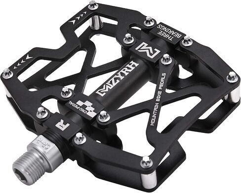 MZYRH Mountain Bike Pedals, Ultra Strong Colorful CNC Machined 9/16" Cycling Sealed 3 Bearing Pedals in Saudi Arabia