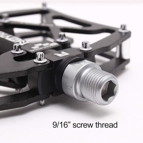 MZYRH Mountain Bike Pedals, Ultra Strong Colorful CNC Machined 9/16" Cycling Sealed 3 Bearing Pedals in Saudi Arabia