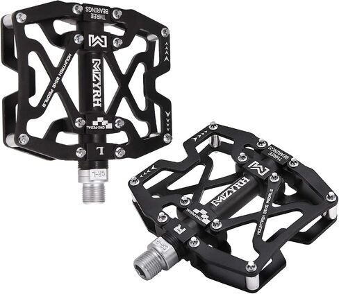 MZYRH Mountain Bike Pedals, Ultra Strong Colorful CNC Machined 9/16" Cycling Sealed 3 Bearing Pedals in Saudi Arabia
