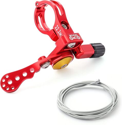 MUQZI Dropper Post Lever, Bike Seatpost Dropper Remote Lever Shifter Adjustable Control Remote for 22.2mm Mountain Bike and Road Bicycle Handlebars in Saudi Arabia