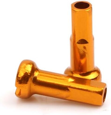 Bike Spoke Nipples Steel Spoke Nipples Mountain Bicycle Spoke Cap for 14G 40Pcs 6 * 14mm in Saudi Arabia