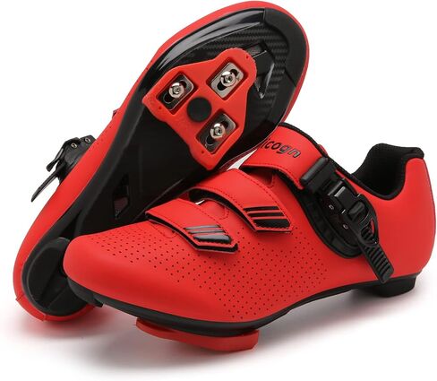 Indoor Cycling Shoes for Men Women Compatible with Peloton Bike Pre-Installed with Look Delta Cleats Outdoor Road Biking in Saudi Arabia