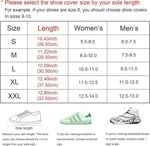 أغطية أحذية مقاومة للماء من HEKEDES (سميكة)، غطاء حذاء مطر قابل لإعادة الاستخدام وقابل للطي مع سحاب، غير قابل للانزلاق، معدات المطر للرجال والنساء in Kuwait