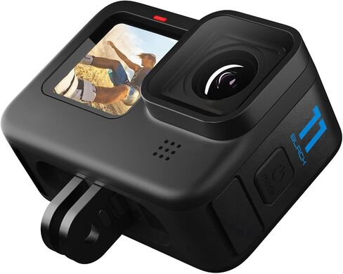 GoPro HERO11 (Hero 11) Black - Waterproof Action Camera with 5.3K Video, 27MP Photos, 1/1.9" Sensor, Live Streaming, Webcam, Stabilization + 64GB Card, 50 Piece Accessory Kit and 2 Extra Batteries in Saudi Arabia