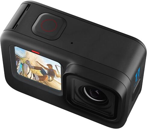 GoPro HERO11 (Hero 11) Black - Waterproof Action Camera with 5.3K Video, 27MP Photos, 1/1.9" Sensor, Live Streaming, Webcam, Stabilization + 64GB Card, 50 Piece Accessory Kit and 2 Extra Batteries in Saudi Arabia