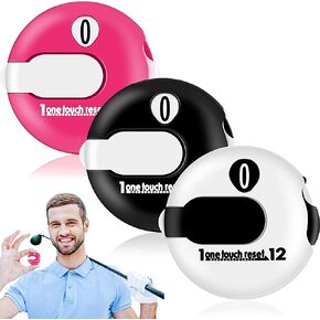 Frienda Golf Score Counter Mini Golf Stroke Counter with One Touch Reset and Simple Attachment to Scorekeeper Glove in, 3 Pieces in Saudi Arabia
