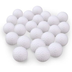 KOFULL Golf Practice Ball, Hollow Golf Plastic Ball for Indoor Training -Pack of 50pcs(White & Multicolor)