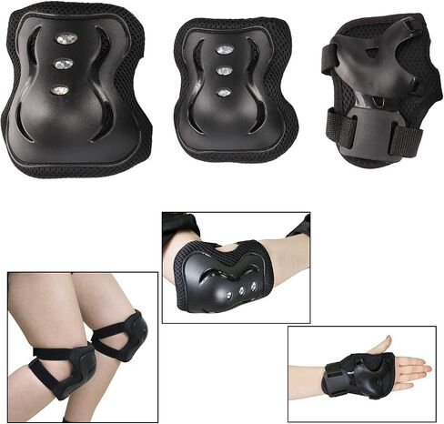 BOSONER Kids/Youth Knee Pad Elbow Pads Guards Protective Gear Set for Roller Skates Cycling BMX Bike Skateboard Inline Skatings Scooter Riding Sports in Saudi Arabia