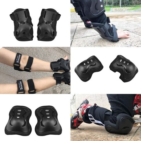 BOSONER Kids/Youth Knee Pad Elbow Pads Guards Protective Gear Set for Roller Skates Cycling BMX Bike Skateboard Inline Skatings Scooter Riding Sports in Saudi Arabia