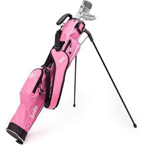 Sunday Golf - Lightweight Sunday Golf Bag with Strap and Stand – Easy to Carry and Durable Pitch n Putt Golf Bag – Golf Stand Bag for The Driving Range, Par 3 and Executive Courses – 31.5 inches Tall…