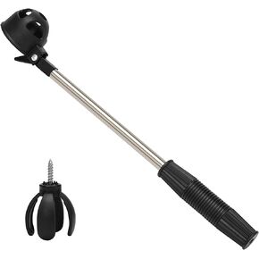 لعبة غولف كرة الجولف كولرنر - أداة استرجاع الكرة 2 في 1 - أداة جولف تلسكوبي لاسترداد الماء، كرات جولف ملتقط كرات الجولف من الفولاذ المقاوم للصدأ in Kuwait