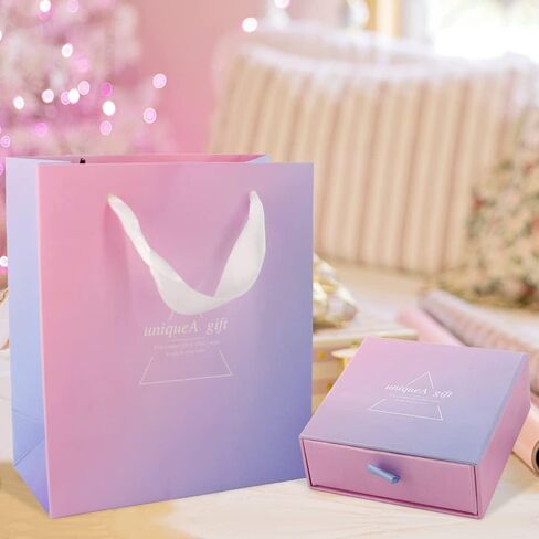 GOLTERS Golf Crystal Ball Marker Charm Necklace Pendant Hat Clip Gradient Color Gift Box Gift Bag Great Gift for Women Golfer in Saudi Arabia