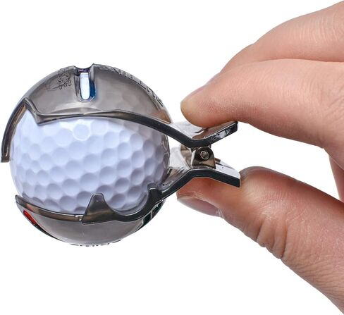 CUALFEC 8 Pack Golf Ball Line Drawing Marker Golf Ball Liner Golf Ball Marking Tool Kit - Golf Ball Marking Stencils and Color Markers in Kuwait