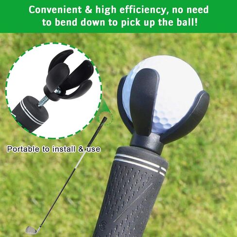 لعبة غولف كرة الجولف كولرنر - أداة استرجاع الكرة 2 في 1 - أداة جولف تلسكوبي لاسترداد الماء، كرات جولف ملتقط كرات الجولف من الفولاذ المقاوم للصدأ in Kuwait