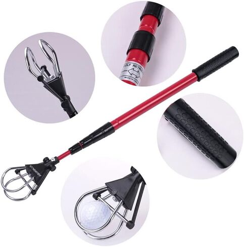 Aquadalus 15 feet Club Golf Retriever for Water, Telescopic Retriever with Headcover, Stainless Telescopic Extendable Golf Ball Retriever in Saudi Arabia