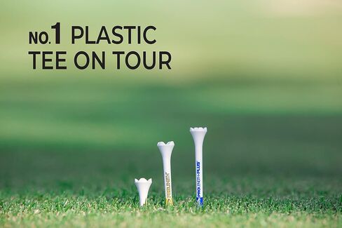 Pride Professional Tee System Plastic Golf Tees (Pack of 50), 40 Count 3-1/4-Inch + 10 Count 1-1/2-Inch,White in Saudi Arabia