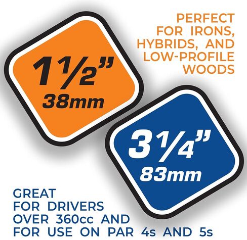 Pride Professional Tee System Plastic Golf Tees (Pack of 50), 40 Count 3-1/4-Inch + 10 Count 1-1/2-Inch,White in Saudi Arabia