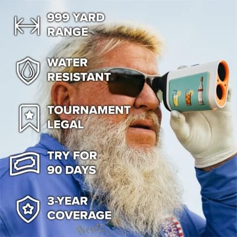 Precision Pro NX10 Golf Rangefinder with Slope- Laser Golf Range Finder - Custom Designs, Cart Magnet, Slope, 6X, Flag Lock w Pulse, 999+ Yard Range Finder Golf Laser Rangefinder Golfing Accessory in Kuwait