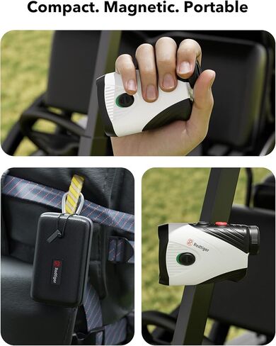 REDTIGER Golf Rangefinder with Slope, 1200 Yards Laser Range Finder Golfing, 7X Magnification, Flag Pole Locking Vibration, Rechargeable Range Finders with Magnet Stripe in Saudi Arabia