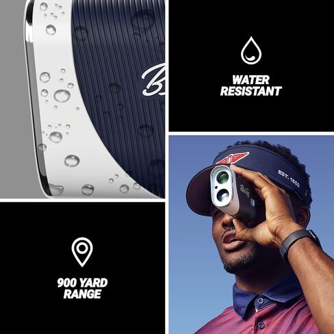 Blue Tees Golf - Series 3 Max with Laser Rangefinder with Slope Switch - 900 Yards Range, Slope Measurement, Magnetic Strip, Ambient Display, Flag Lock with Pulse Vibration, 7X Magnification in Saudi Arabia