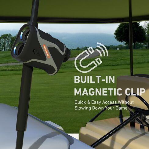 1100 Yards Golf Rangefinder with Slope, WBLAMIC Type-C Recharging Golf Range Finder for Golf & Hunting with Flag Pole Lock Vibration, 6X Magnification, ±1 Yard Accuracy, External Slope Switch in Saudi Arabia