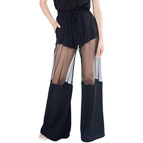 Pantora Women's Katrina Sheer Contrast Pants