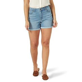 شورت جينز ملفوف للسيدات من Wrangler مقاس 4 بوصات in Kuwait