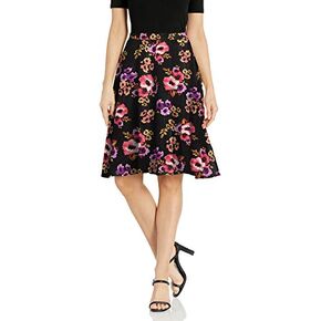 Star Vixen Women's Knee Length Full Skater Skirt