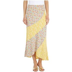 BB DAKOTA Women's Mixed Print Buble Crepe Skirt in Kuwait