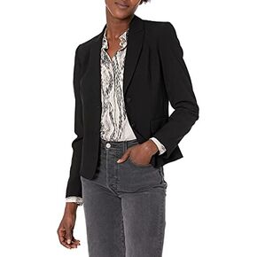 Calvin Klein Women's Two Button Lux Blazer (Petite, Standard, & Plus) in Saudi Arabia