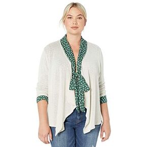 Volcom Women's Go Go Wrap Open Front Cardigan Sweater (Regular & Plus Size)