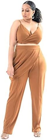Pantora Women's Leshaun Draped Pencil Pant in Kuwait