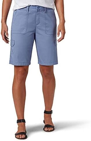 Lee Women's Missy Relaxed Fit Avey Knit Waist Cargo Bermuda Short in Saudi Arabia