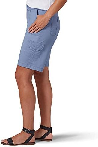 Lee Women's Missy Relaxed Fit Avey Knit Waist Cargo Bermuda Short in Saudi Arabia