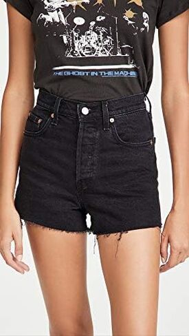 Levi's Women's Premium Ribcage Shorts in Kuwait