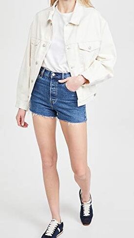 Levi's Women's Premium Ribcage Shorts in Kuwait