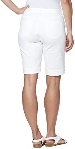 Gloria Vanderbilt Women's Chic Self Belted Bermuda Short in Kuwait