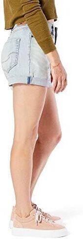 Signature by Levi Strauss & Co. Gold Label Juniors Mom Shorts in Kuwait