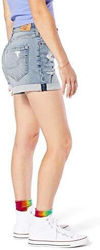 Signature by Levi Strauss & Co. Gold Label Juniors Mom Shorts in Kuwait