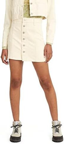 Levi's Women's A-Line Button Front Mini Skirt in Kuwait