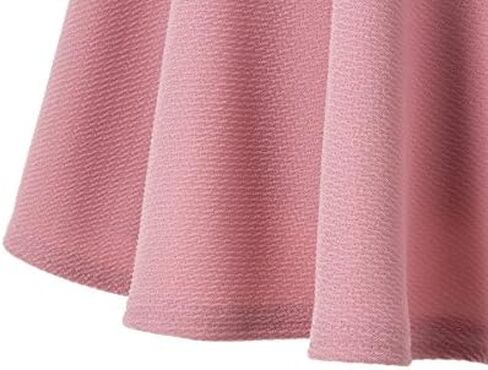 Urban CoCo Women's Basic Versatile Stretchy Flared Casual Mini Skater Skirt in Saudi Arabia
